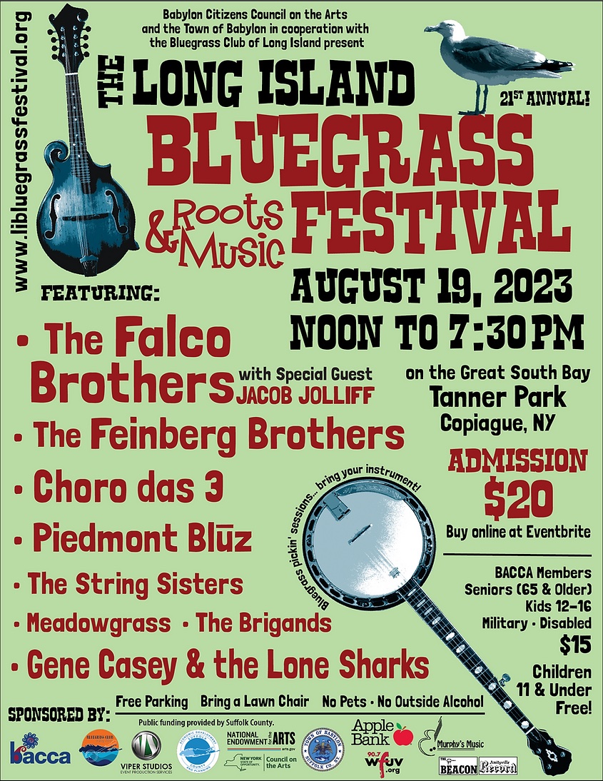 Long Island Bluegrass & Roots Music Festival 2024 Event Info